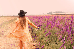 Free-Flowing Floral Dress